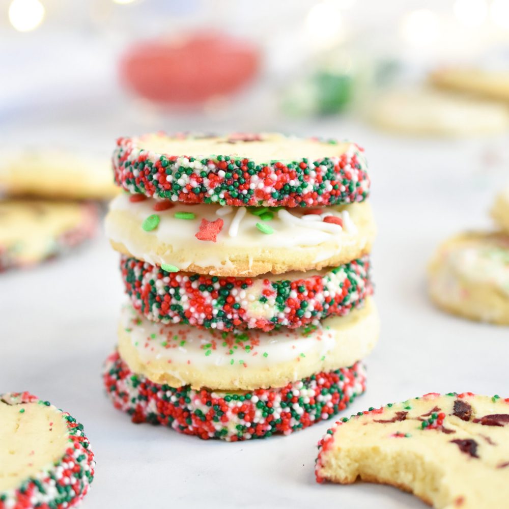 Cranberry Shortbread Cookies (1)